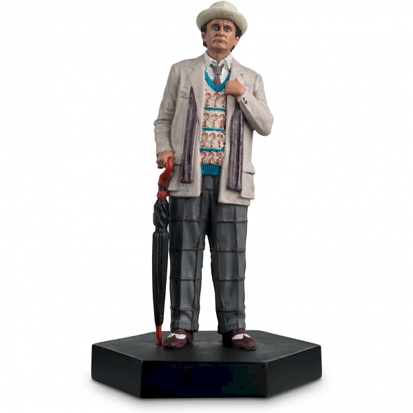 Doctor Who Figure 7th Sylvester McCoy Eaglemoss Boxed Model Issue #51