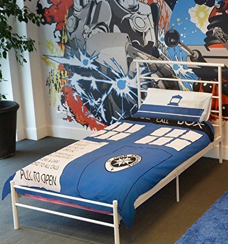 Doctor Who Tardis SINGLE Duvet Cover Bedding Set