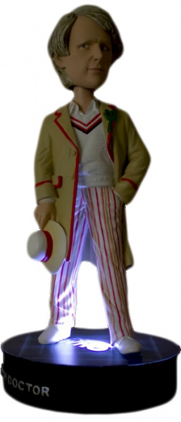 Doctor Who 5th Doctor Light Up Bobble Head Figure