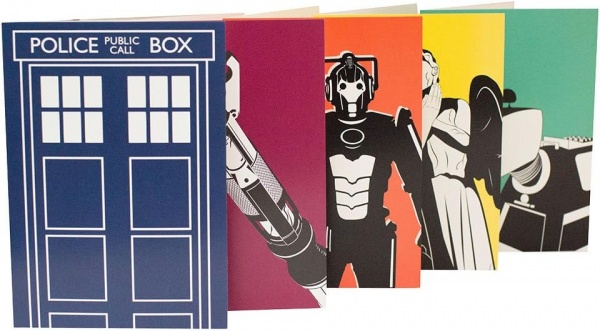 Doctor Who Greeting Cards 5 Different Designs