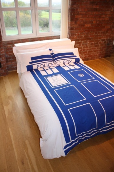 Doctor Who Tardis DOUBLE Duvet Cover Bedding Set