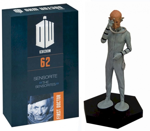 Doctor Who Figure Sensorite Eaglemoss Boxed Model Issue #62 DAMAGED PACKAGING