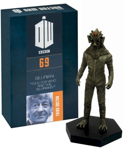 Doctor Who Classic Silurian Figure Eaglemoss Boxed Model Issue #69
