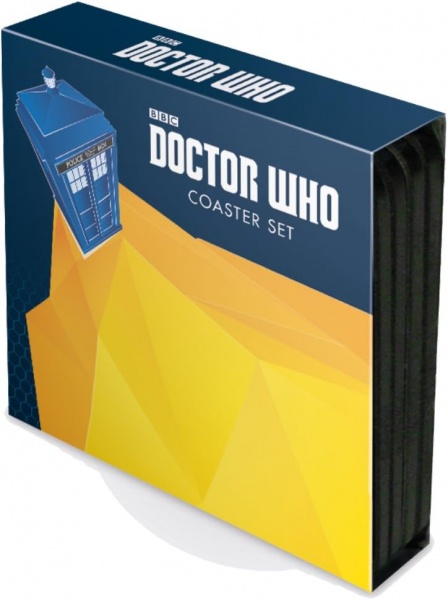 Doctor Who Official Cork Backed Coasters 4 Different Designs