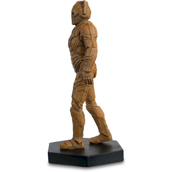 Doctor Who Figure Wooden Cyberman Eaglemoss Boxed Model Issue #72 DAMAGED PACKAGING