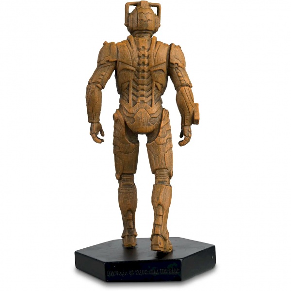 Doctor Who Figure Wooden Cyberman Eaglemoss Boxed Model Issue #72 DAMAGED PACKAGING