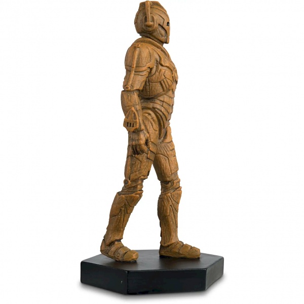Doctor Who Figure Wooden Cyberman Eaglemoss Boxed Model Issue #72 DAMAGED PACKAGING