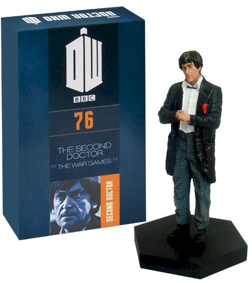 Doctor Who Figure 2nd Patrick Troughton Eaglemoss Boxed Model Issue #76