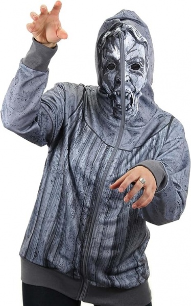 Doctor Who Weeping Angel Zipped Hoodie