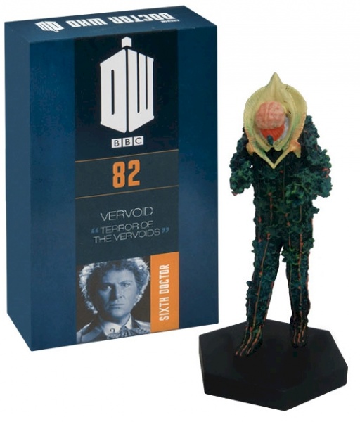 Doctor Who Figure Vervoid Eaglemoss Boxed Model Issue #82