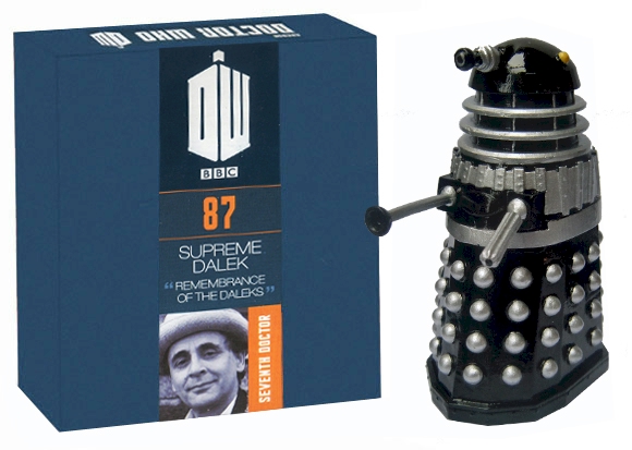 Doctor Who Figure Renegade Black Supreme Dalek Eaglemoss Boxed Model Issue #87 DAMAGED PACKAGING