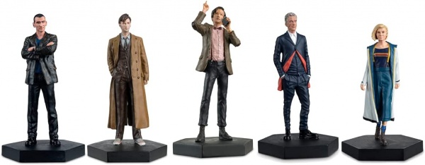 Doctor Who Eaglemoss Figure Box Set #10 The Doctors Ninth to Thirteenth DAMAGED PACKAGING