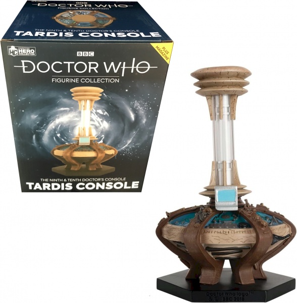 Doctor Who 9th & 10th Tardis Console Eaglemoss Boxed Model Issue #9 DAMAGED PACKAGING