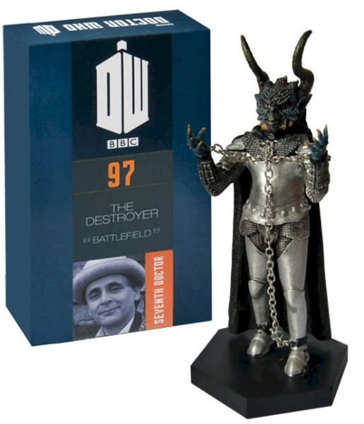 Doctor Who Figure The Destroyer Eaglemoss Boxed Model Issue #97 DAMAGED PACKAGING