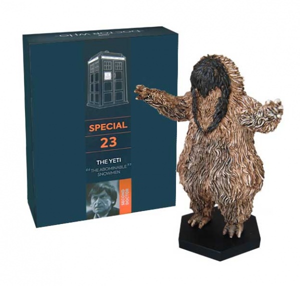 Doctor Who Figure Yeti from The Abominable Snowman Eaglemoss Boxed Model Issue #S23