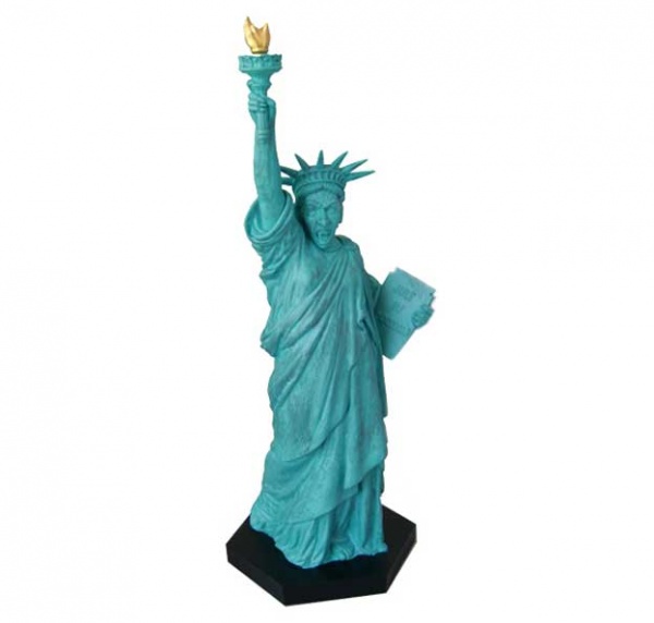 Doctor Who Figure Weeping Angel Statue of Liberty Eaglemoss Boxed Model Issue #S27