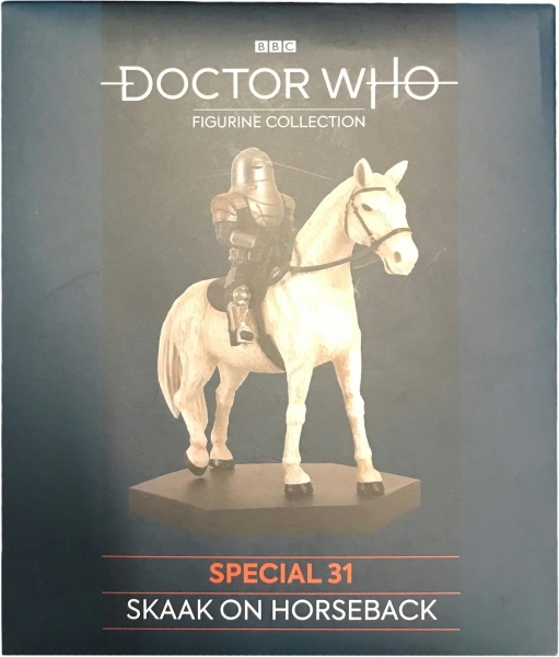 Doctor Who Figure Sontaran Skaak on Horseback Eaglemoss Boxed Model Issue #S31