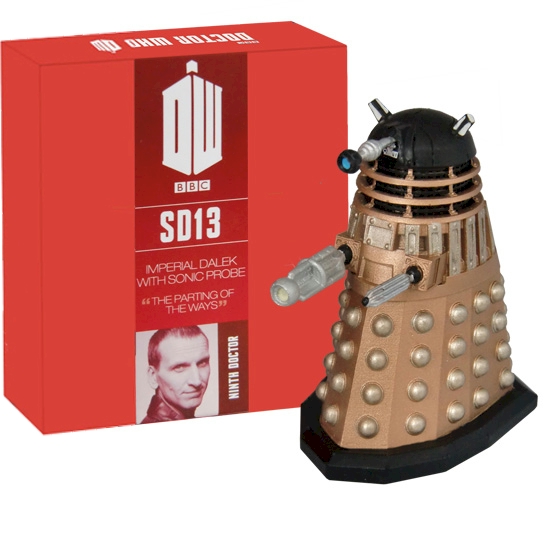 Doctor Who Figure Imperial Dalek with Sonic Probe Eccleston Dalek Eaglemoss Boxed Model Issue Rare Dalek (12) #SD13