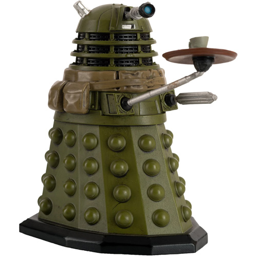 Doctor Who Figure Ironside Tea Serving Dalek Eaglemoss Boxed Model Issue #SD21  + BONUS PLINTH