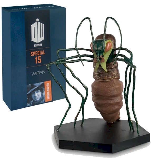 Doctor Who Figure Wirrn Eaglemoss Boxed Model Issue #S15 DAMAGED PACKAGING