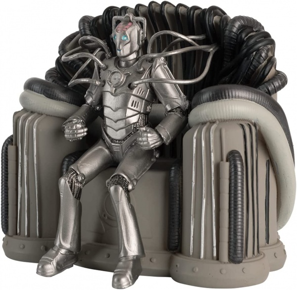 Doctor Who Figure Cyber Controller on Throne Eaglemoss Boxed Model Issue #S28