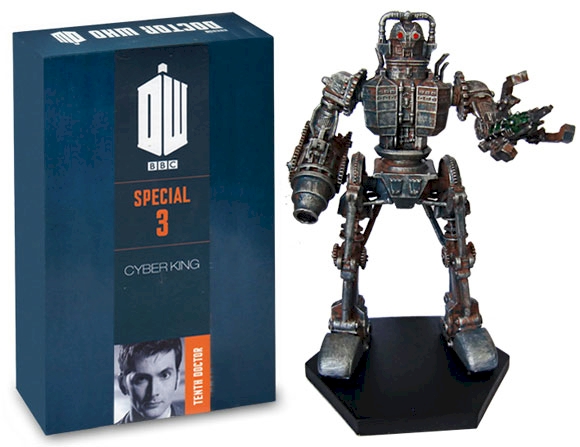 Doctor Who Figure CyberKing Eaglemoss Boxed Model Issue #S3 NEW  DAMAGED PACKAGING