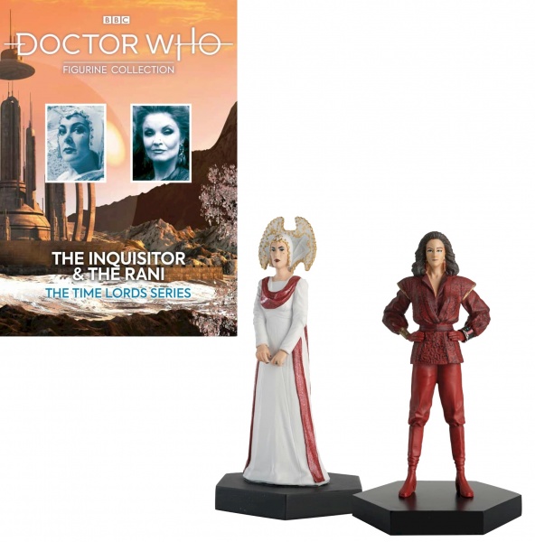 Doctor Who Figure Set The Inquisitor & The Rani Eaglemoss Time Lord Box #4