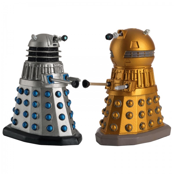 Doctor Who Figure Set Dalek Drone & Dalek Emporer Eaglemoss Time Lord Victorius Box #1