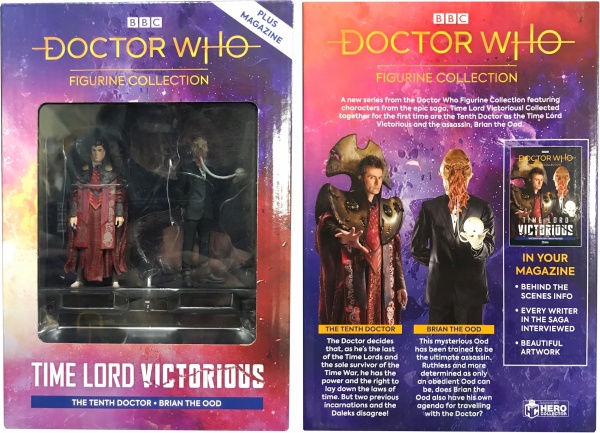 Doctor Who Figure Set The Tenth Doctor & Brian the Ood Eaglemoss Time Lord Victorius Box #4