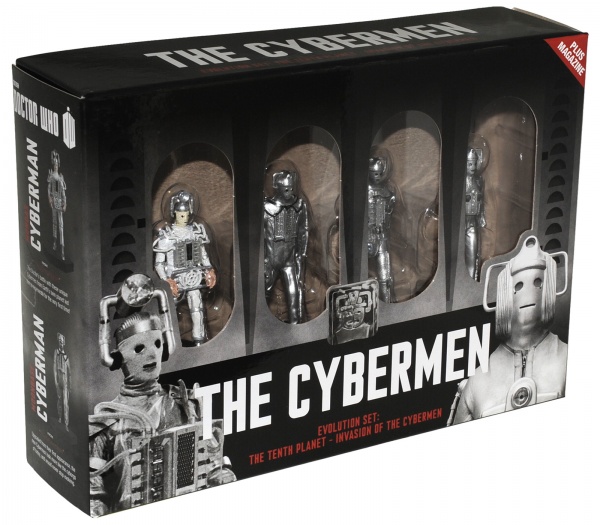Doctor Who Figure The Cybermen Eaglemoss Evolution Set #1 Box Set #3