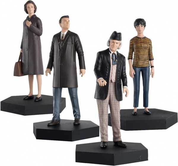 Doctor Who Companion Figure Set The First Doctor, Susan, Ian & Barbara Eaglemoss Box #8