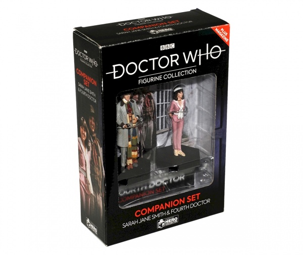 Doctor Who Companion Figure Set The 4th Doctor & Sarah Jane Smith Eaglemoss Box Set #3