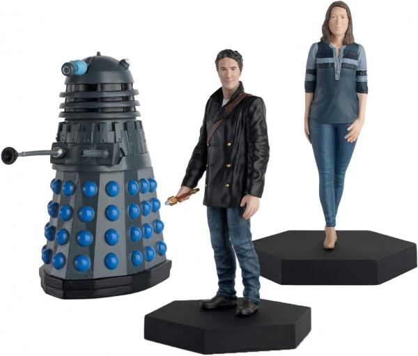 Doctor Who Companion Figure Set The 8th Doctor & Liv Chenka Eaglemoss Box Set #10