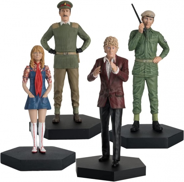 Doctor Who Companion Figure Set 3rd Doctor, Jo Grant, Brigadier & Benton #12