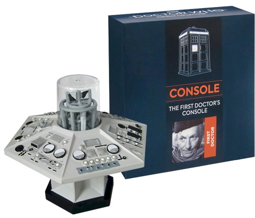 Doctor Who Tardis Console Model First Doctor Rare Black & White Variant Version Eaglemoss Boxed Model Issue #3b