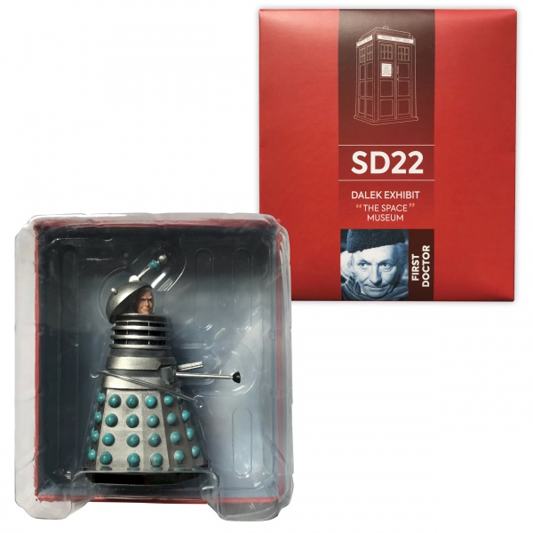 Doctor Who Eaglemoss Dalek Exhibit from The Space Museum Figure #SD22