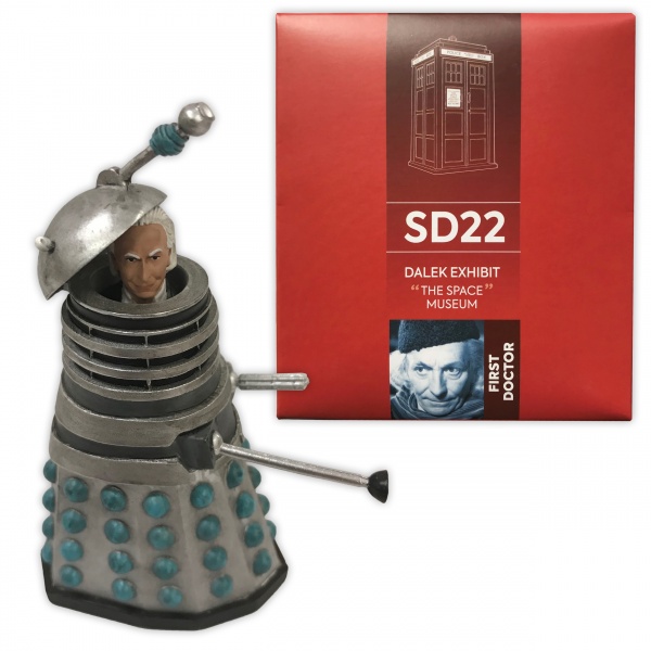 Doctor Who Eaglemoss Dalek Exhibit from The Space Museum Figure #SD22