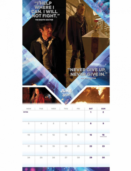 Doctor Who Official 2024 Wall Calendar