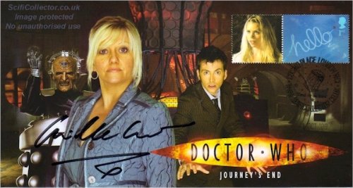 Doctor Who 2008 Series 4 Episode 13 Journey's End Collectible Stamp Cover Signed by CAMILE CODURI