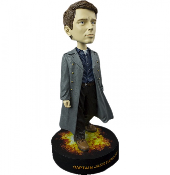 Doctor Who Captain Jack Light Up Bobble Head Figure