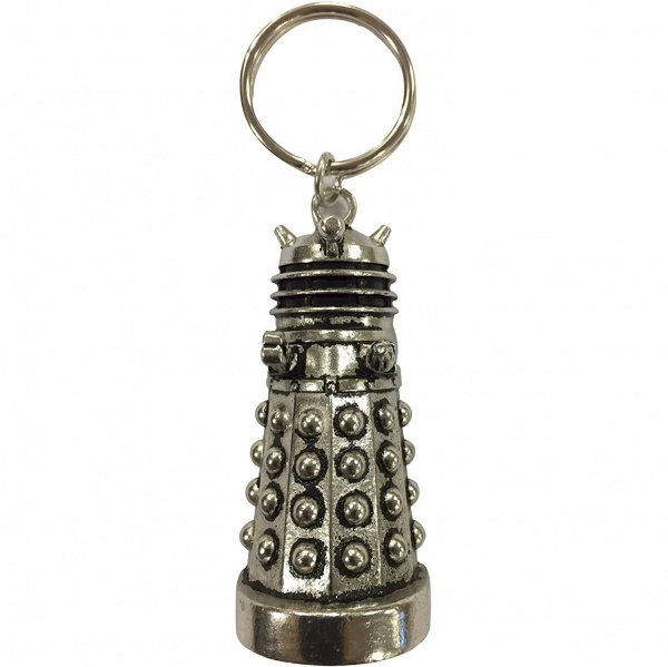 Doctor Who Solid English Pewter Dalek Bottle Opener Keyring