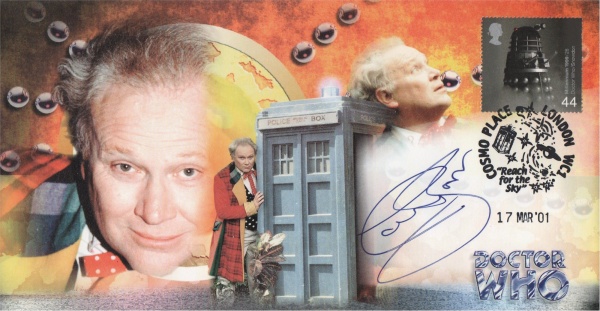 The Sixth Doctor Who Classic Special Stamp Cover Signed Colin Baker