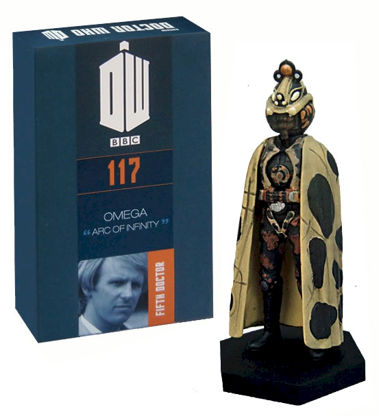 Doctor Who Figure Omega Arc of Infinity Eaglemoss Boxed Model Issue #117