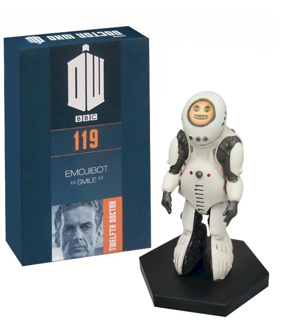Doctor Who Figure Emojibot Eaglemoss Boxed Model Issue #119