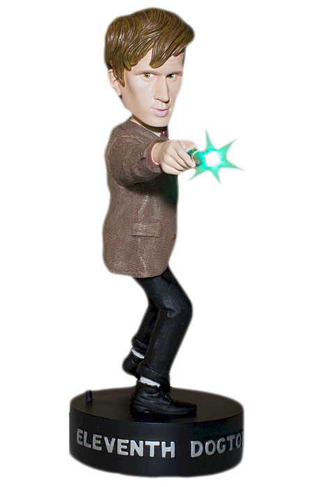 Doctor Who 11th Doctor Bobble Head Figure With Light Up Sonic