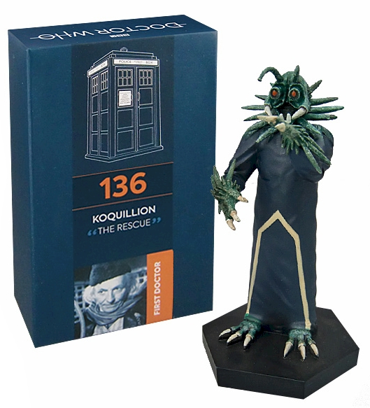 Doctor Who Figure Koquillion Eaglemoss Boxed Model Issue #136