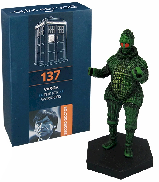 Doctor Who Figure Varga Ice Warrior Eaglemoss Collector Boxed Model Figure #137