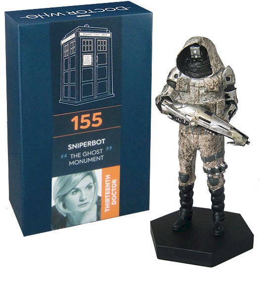 Doctor Who Figure Sniperbot Eaglemoss Boxed Model Issue #155