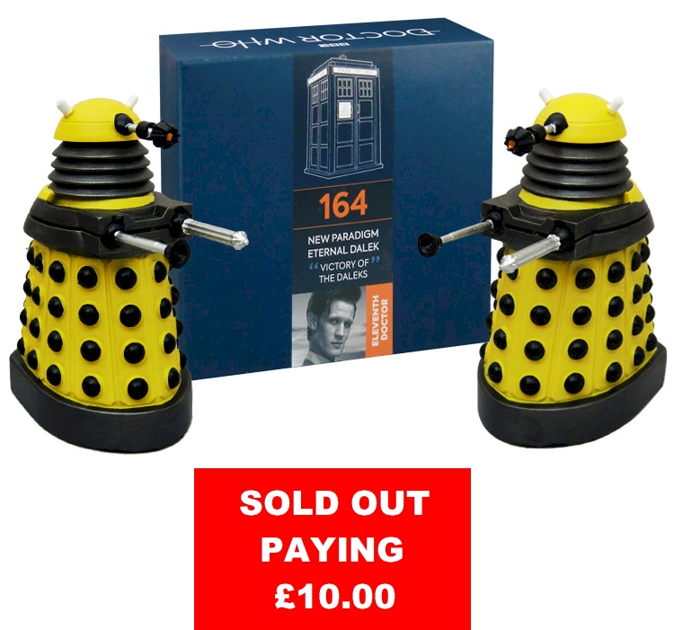 Doctor Who Figure New Paradigm Eternal Dalek Eaglemoss Boxed Model Issue #164