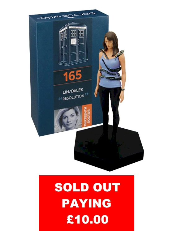Doctor Who Figure Reconnaisance Scout Puppet Lin-Dalek Eaglemoss Boxed Model Issue #165